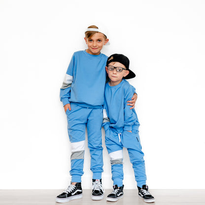 Blue Big Kids Joggers