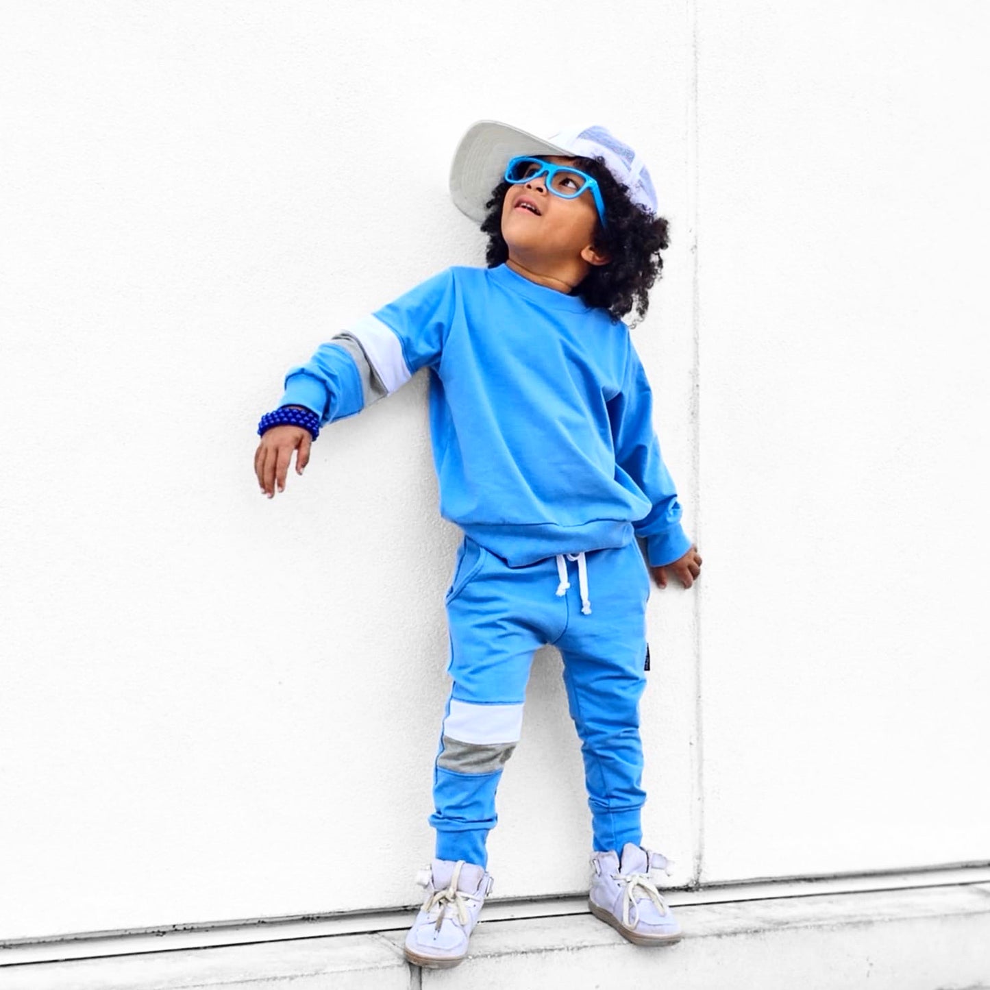 Blue Big Kids Joggers