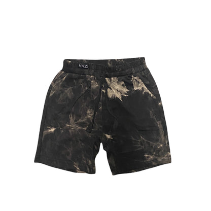 Black Tie Dye Shorts Set