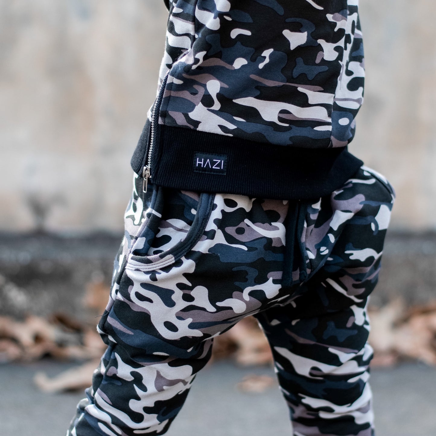 Blacked Camo Crew Set